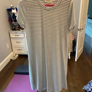 Striped T shirt Dress